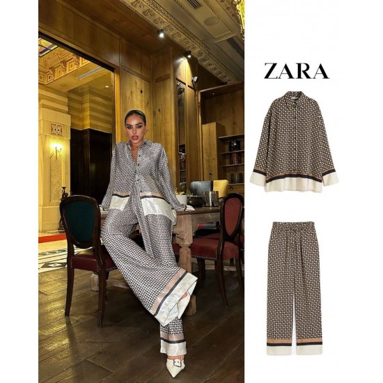 222843 TOPTAN DESENLİ PANTOLON TAKIM