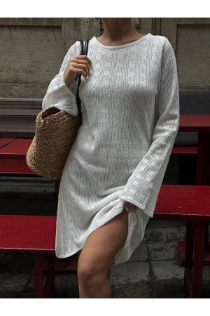 222846 TOPTAN BEYAZ ELBİSE