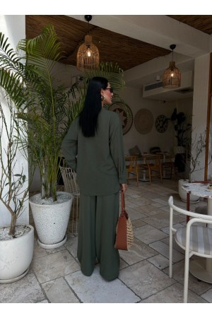 222860 TOPTAN HAKİ PANTOLON TAKIM