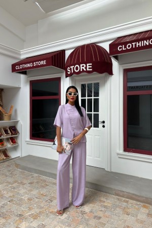 222867 lilac Pants suit