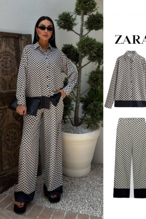 222874 TOPTAN DESENLİ PANTOLON TAKIM