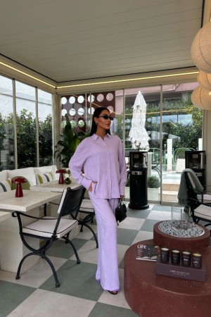 222878 lilac Pants suit