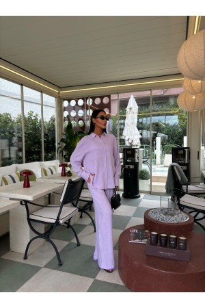 222878 TOPTAN LİLA PANTOLON TAKIM