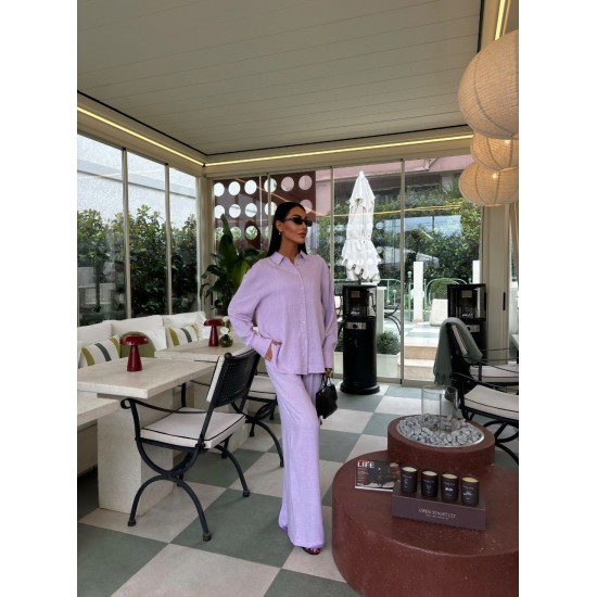 222878 lilac Pants suit