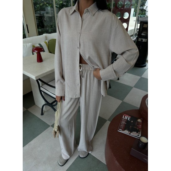 222881 ecru Pants suit