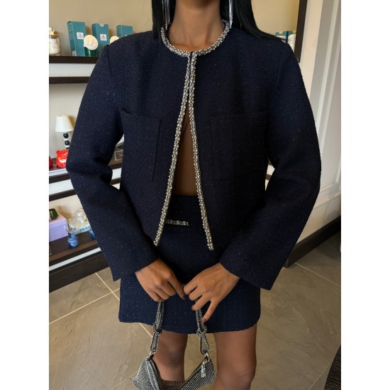 222896 TOPTAN LACİVERT ETEK TAKIM