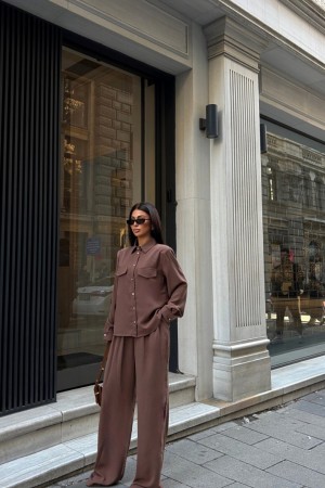 222912 TOPTAN VİZON GÖMLEK