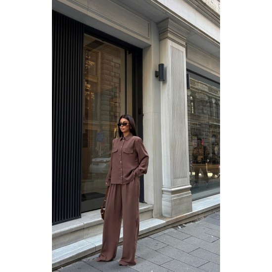 222912 TOPTAN VİZON GÖMLEK