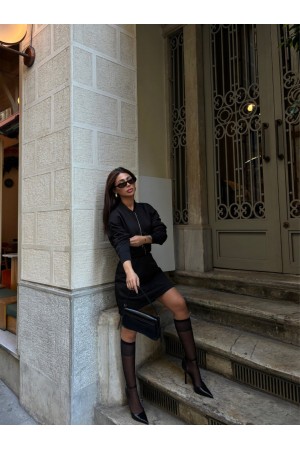 222919 TOPTAN SİYAH ETEK TAKIM