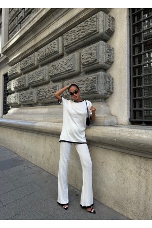 222942 TOPTAN BEYAZ PANTOLON TAKIM