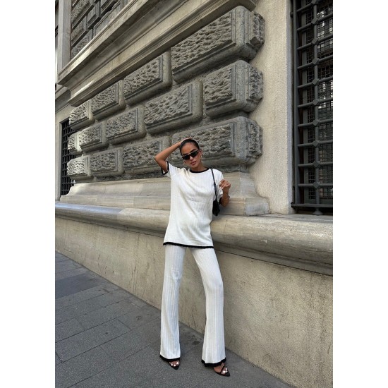 222942 TOPTAN BEYAZ PANTOLON TAKIM