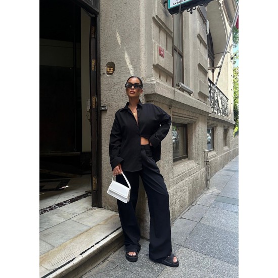 222949 TOPTAN SİYAH PANTOLON TAKIM