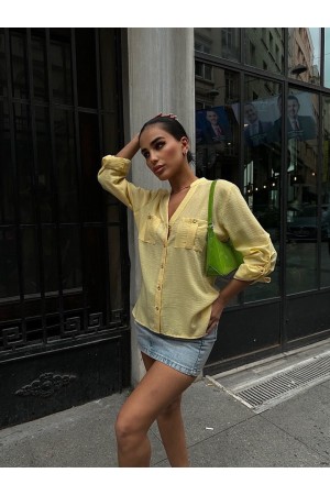 222953 TOPTAN SARI GÖMLEK