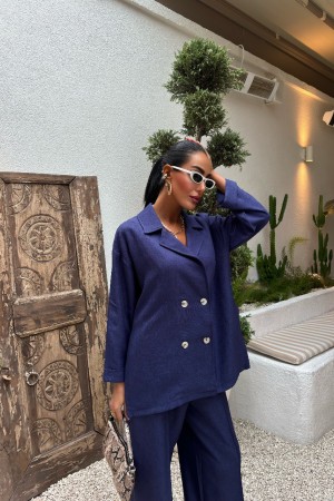 222962 Navy blue Pants suit