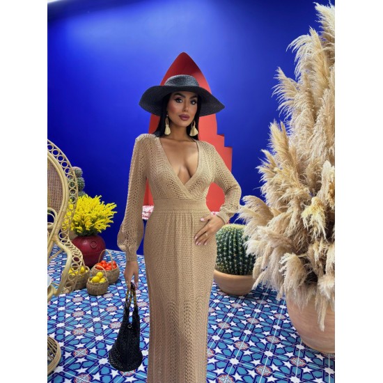 222964 TOPTAN VİZON ELBİSE