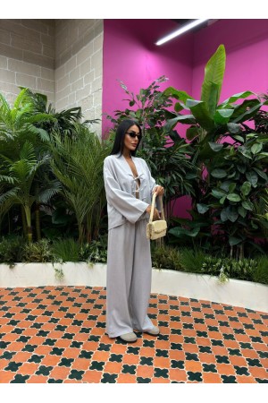 222966 Grey Pants suit