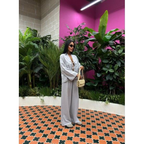 222966 TOPTAN GRİ PANTOLON TAKIM