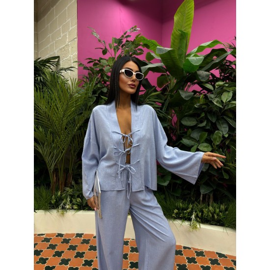 222967 TOPTAN MAVİ PANTOLON TAKIM