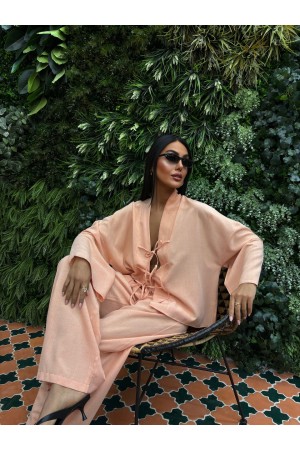 222968 powder Pants suit