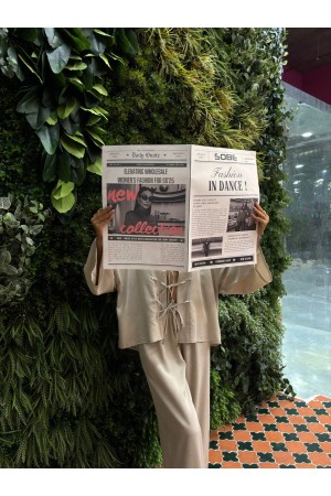 222969 beige Pants suit