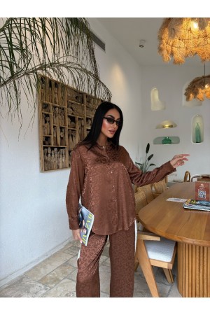 222978 TOPTAN KAHVE PANTOLON TAKIM