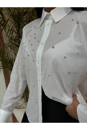 222982 TOPTAN BEYAZ GÖMLEK