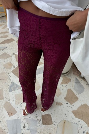 222993 TOPTAN VİŞNE PANTOLON