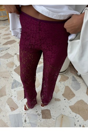 222993 TOPTAN VİŞNE PANTOLON