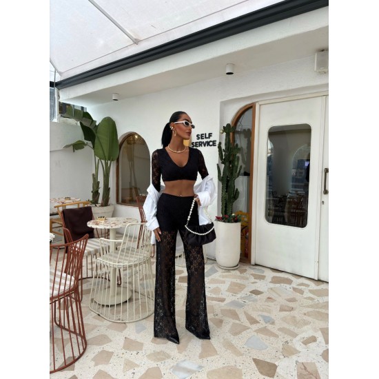 222994 TOPTAN SİYAH PANTOLON