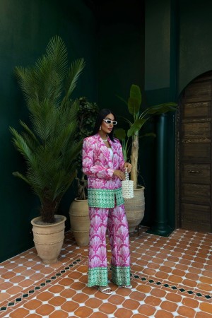 223004 TOPTAN DESENLİ PANTOLON TAKIM