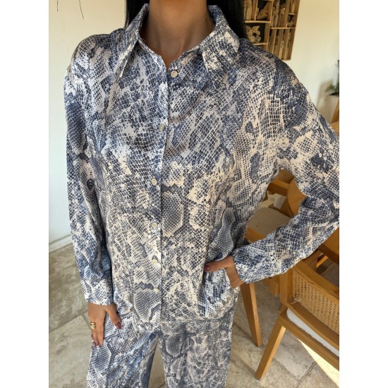 223005 TOPTAN DESENLİ PANTOLON TAKIM