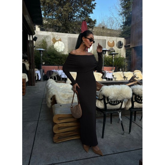 223017 TOPTAN SİYAH ELBİSE