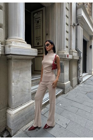 223025 TOPTAN SİYAH PANTOLON TAKIM