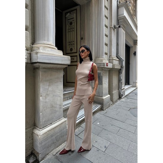 223025 black Pants suit