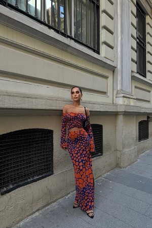 223028 patterned DRESS