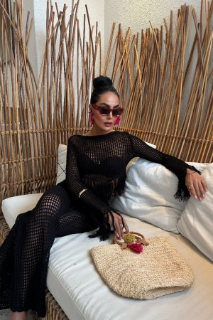 223039 TOPTAN SİYAH PANTOLON TAKIM