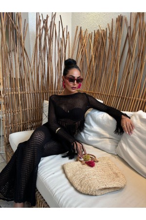 223039 black Pants suit