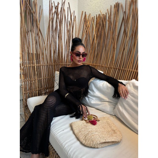 223039 TOPTAN SİYAH PANTOLON TAKIM