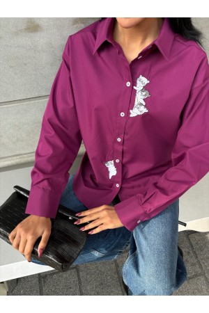 223042 TOPTAN FUŞYA GÖMLEK