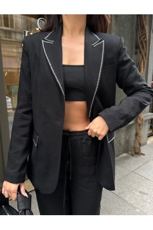 223050 TOPTAN SİYAH CEKET