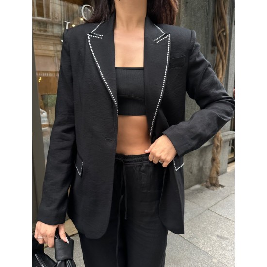 223050 TOPTAN SİYAH CEKET