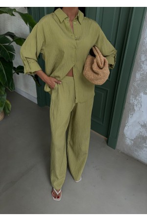 223062 TOPTAN HAKİ PANTOLON TAKIM