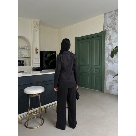 223064 TOPTAN SİYAH PANTOLON TAKIM