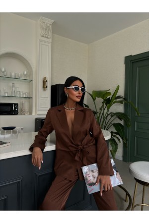 223065 TOPTAN KAHVE PANTOLON TAKIM