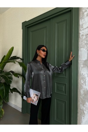 223081 TOPTAN ANTRASİT GÖMLEK