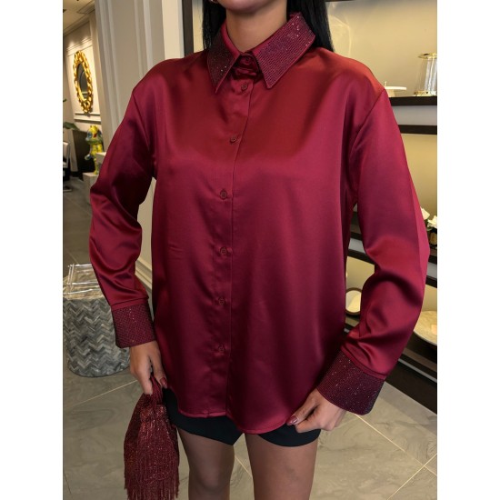 223095 burgundy SHIRT