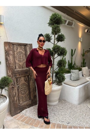 223097 TOPTAN BORDO ETEK TAKIM