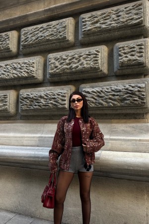 223116 TOPTAN DESENLİ CEKET