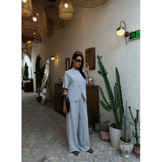 223127 beige Pants suit