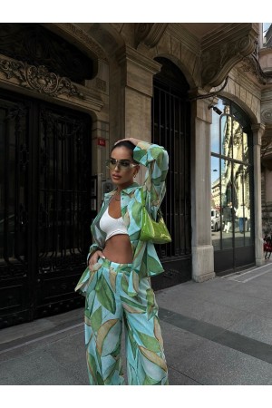 223133 patterned Pants suit